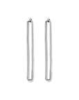 "Alice" Sterling Silver Post Earring with Rectangle Drop - Peridot Fine Jewelry - Sarah Macfadden