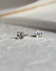 Asscher Prong-Set Diamond Studs - Peridot Fine Jewelry - ILA
