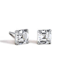 Asscher Prong-Set Diamond Studs - Peridot Fine Jewelry - ILA