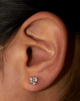 Asscher Prong-Set Diamond Studs - Peridot Fine Jewelry - ILA