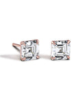 Asscher Prong-Set Diamond Studs - Peridot Fine Jewelry - ILA