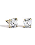 Asscher Prong-Set Diamond Studs - Peridot Fine Jewelry - ILA