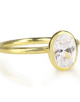 18K Yellow Gold Oval