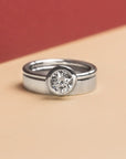 18K Yellow Gold 18K Rose Gold 18K White Gold Platinum Round