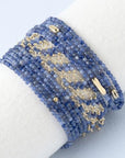 Anne Sportun Blue Sodalite Beaded Wrap Bracelet