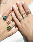 Rosanne Pugliese Cushion Cut Lilac Spinel "Mini Gem" Ring