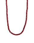 Zahava Faceted Ruby Beaded Necklace