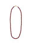 Zahava Faceted Ruby Beaded Necklace