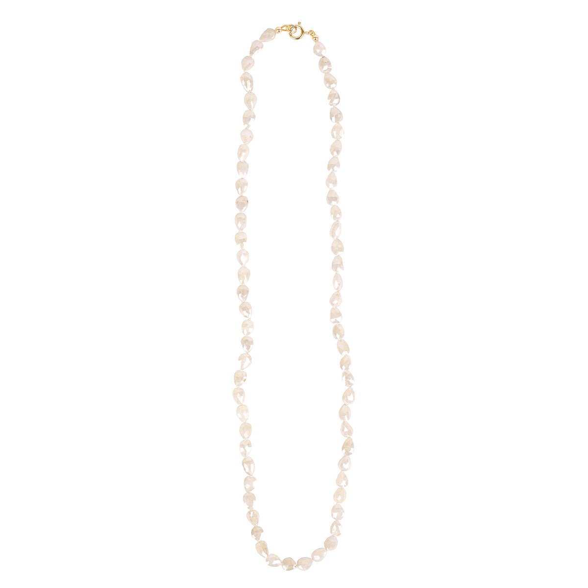 Zahava Faceted Silverite Nugget NecklaceZahava Faceted Silverite Nugget Necklace