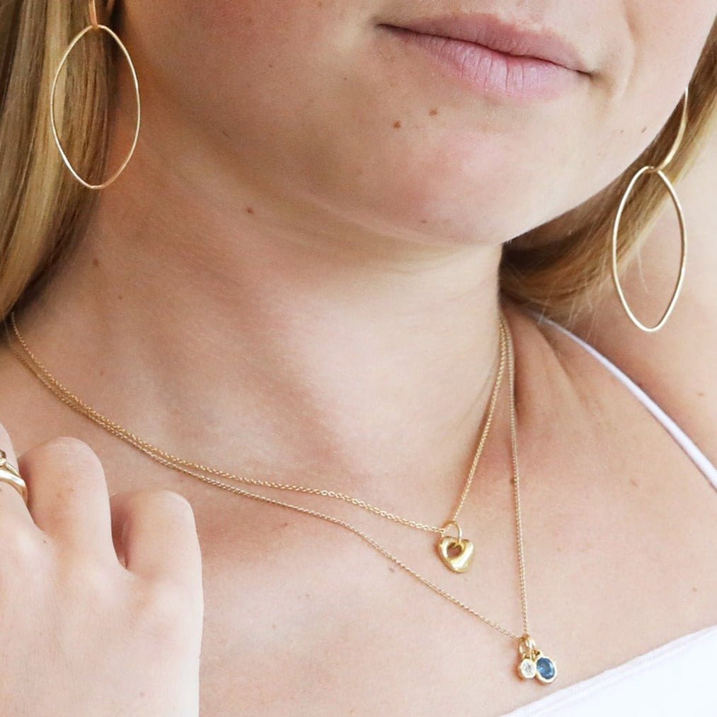 Johanna Brierley Gold 1.1mm Cable Chain in 16"