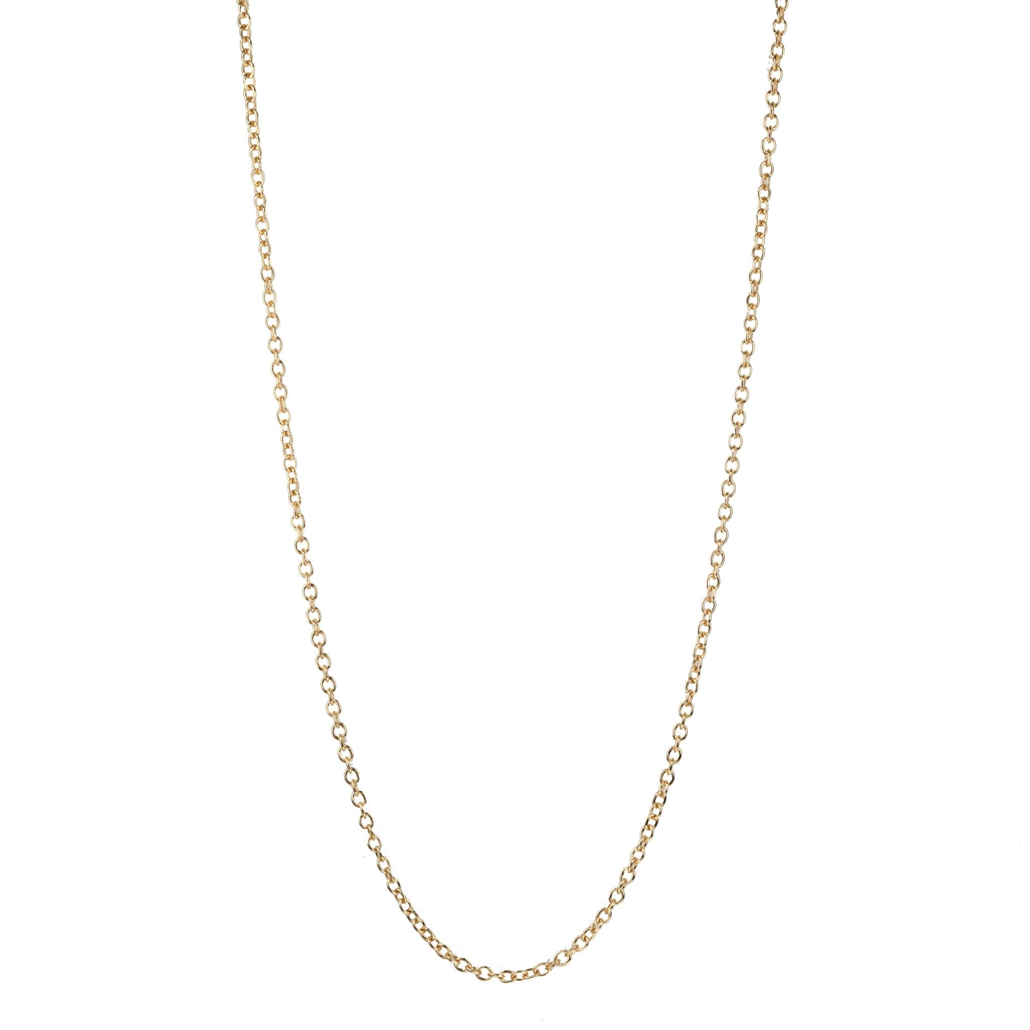 Johanna Brierley Gold 1.5mm Cable Chain in 18"
