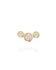 Zoe Chicco Gold and Diamond Cluster Post Earring
