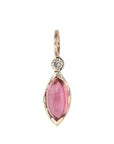 Zahava Gold Bezel-Set Marquise Pink Tourmaline "Talisman" Pendant