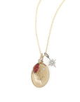 Zahava Gold Bezel-Set Marquise Pink Tourmaline "Talisman" Pendant