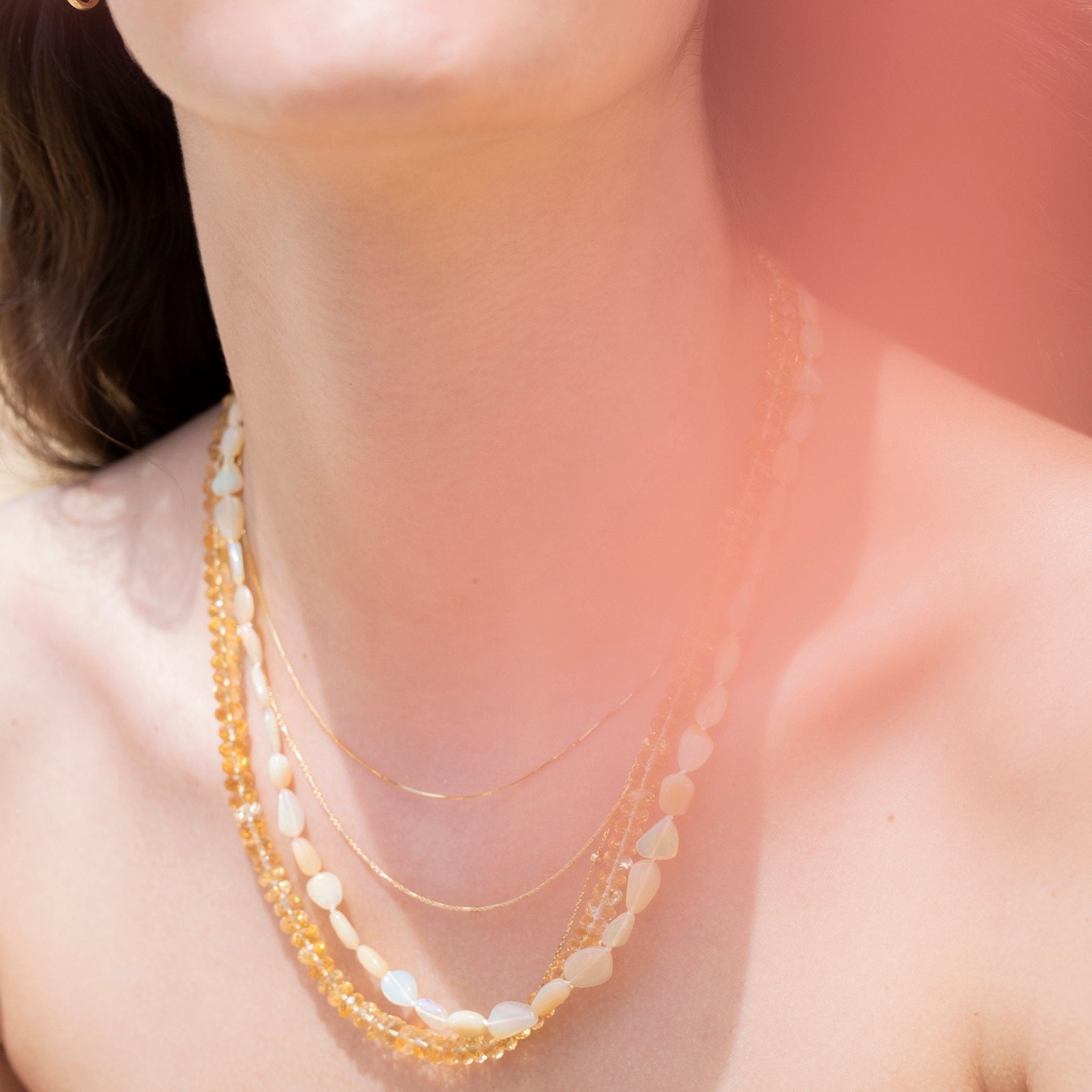 Zahava Gold Box Chain in 16"