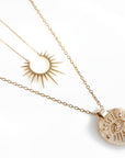 Celine Daoust Gold "Full Sun" Necklace