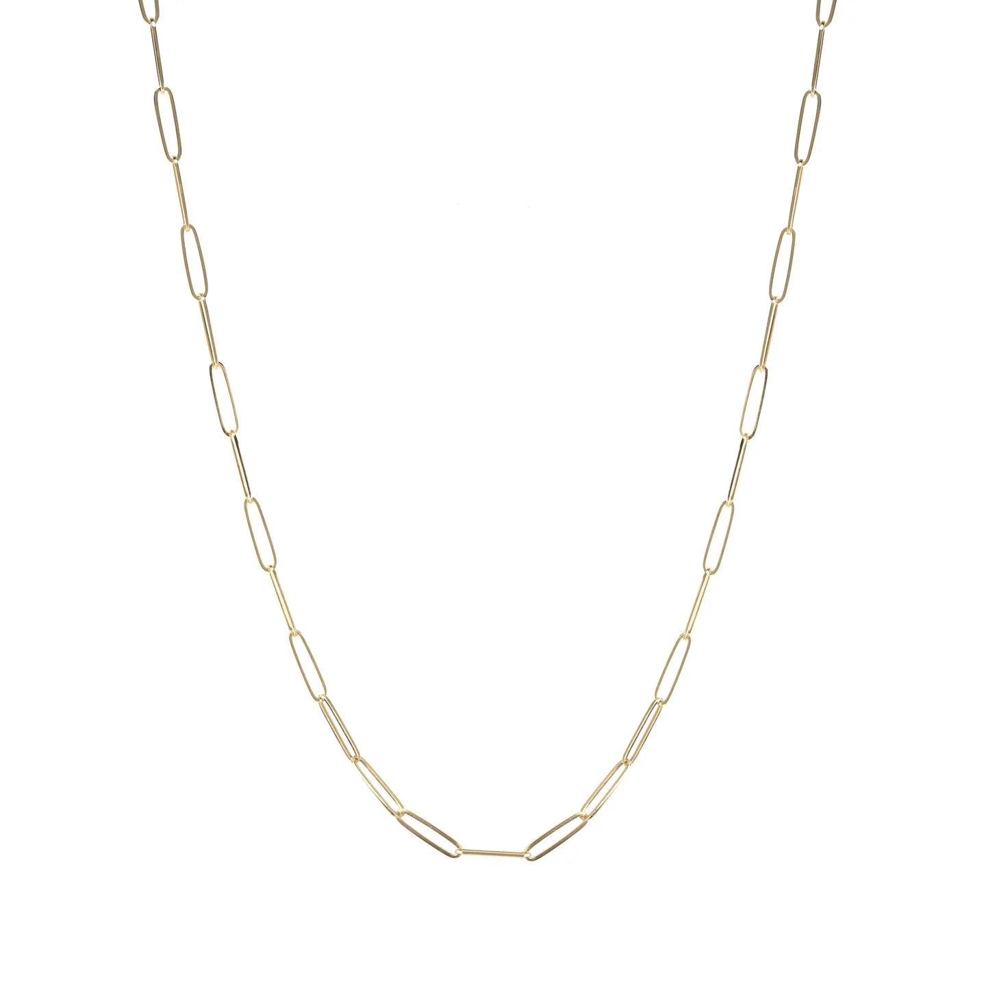 Zahava Gold "Penelope" Paperclip Chain in 20"