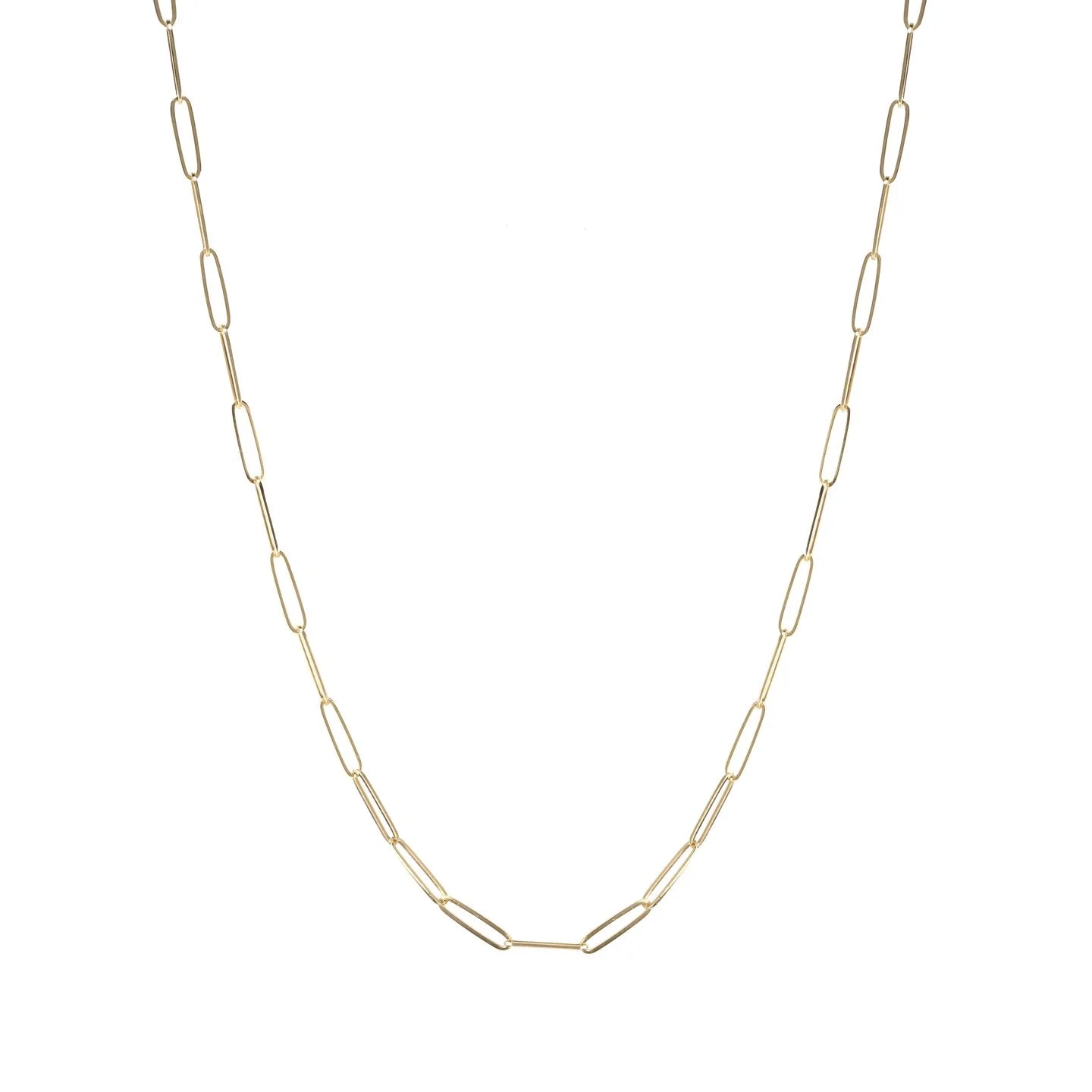 Zahava Gold "Penelope" Paperclip Chain in 20"