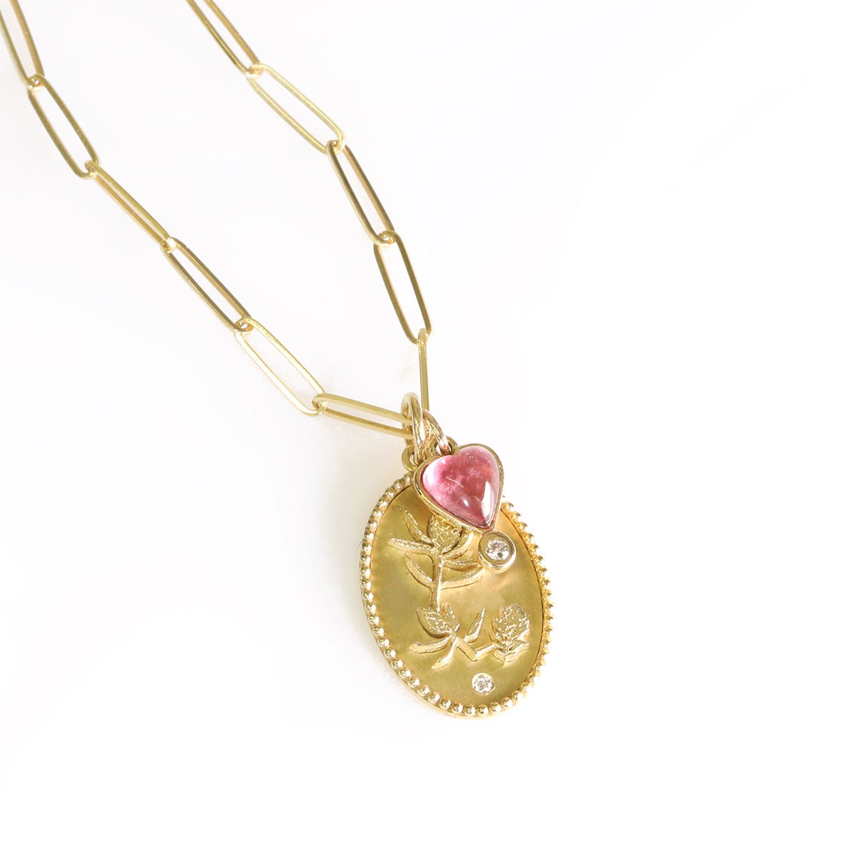 Zahava Heirlooms Gold "Penelope" Paperclip Chain 30"
