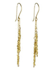 Debbie Fisher Gold Vermeil Stick Earrings