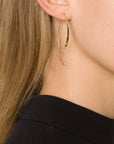 Large Sterling Silver "Wishbone" Earrings