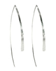 Large Sterling Silver "Wishbone" Earrings
