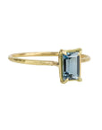 Rosanne Pugliese London Blue Topaz Baguette "Mini Gem" Ring