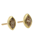 Kothari Marquise Fancy Cognac Diamond Studs
