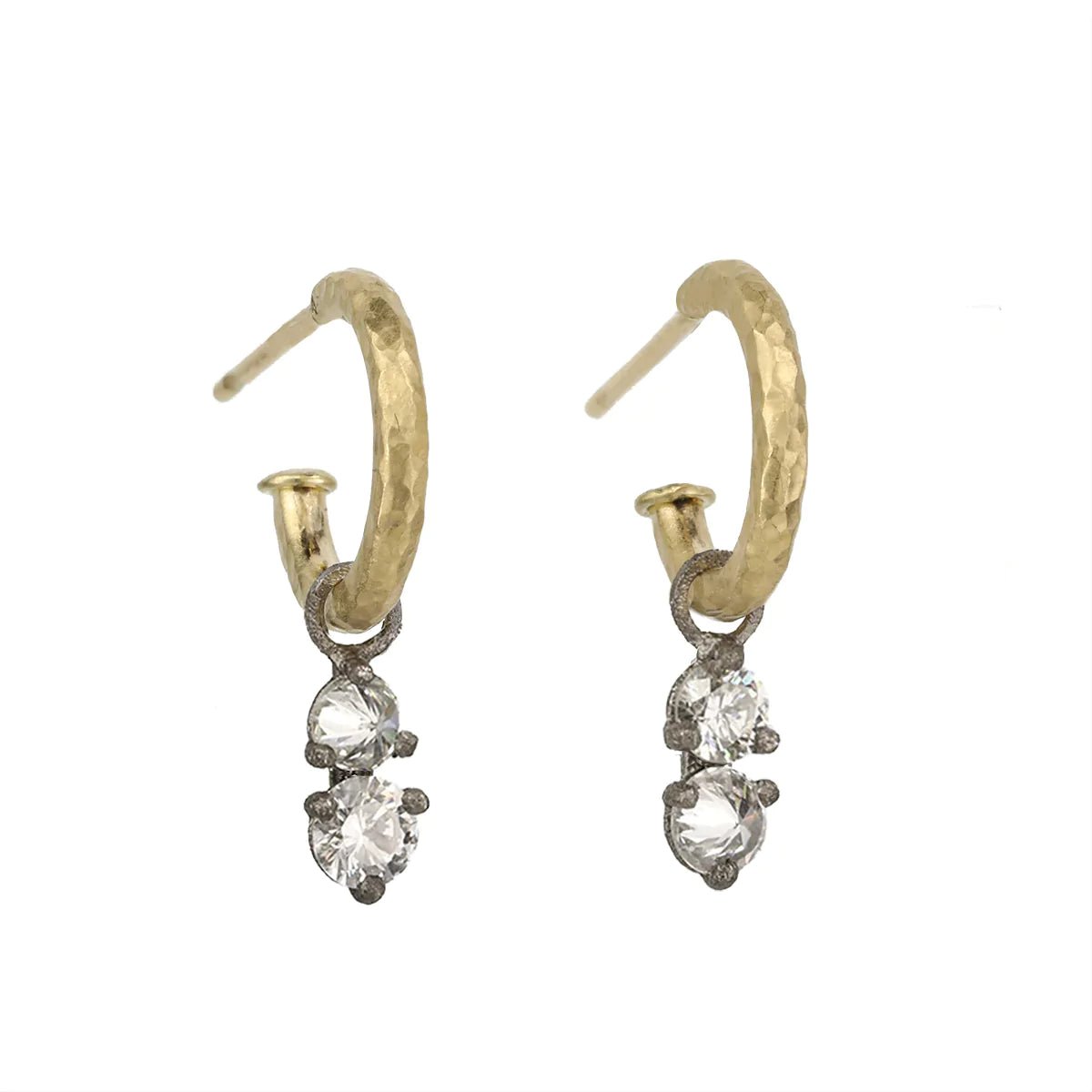 TAP by Todd Pownell - Blackened Prong-Set Medium Diamond Charms