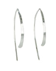 Medium Sterling Silver "Wishbone" Earrings