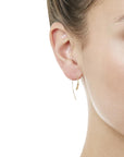 Medium Sterling Silver "Wishbone" Earrings