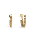 "Olivia" 14 Karat Yellow Gold Tassel Earrings - Peridot Fine Jewelry - Sarah Macfadden