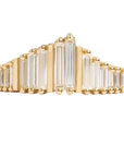 Artemer ORDER ONLY: 18K Gold Needle Baguette Diamond "Tiara" Ring