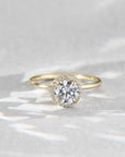 18K Yellow Gold 18K White Gold Platinum 18K Rose Gold Round
