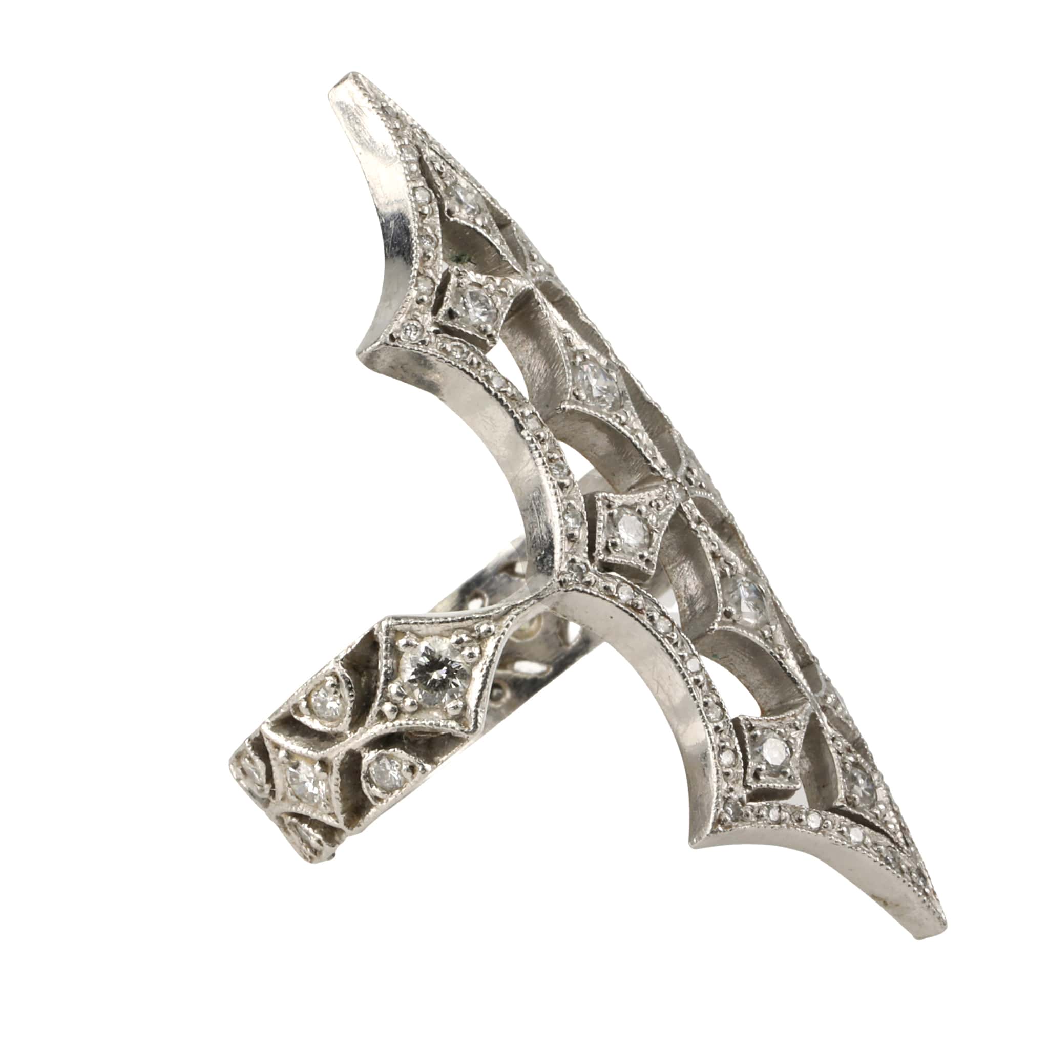 Platinum and Diamond "Charlize" Ring