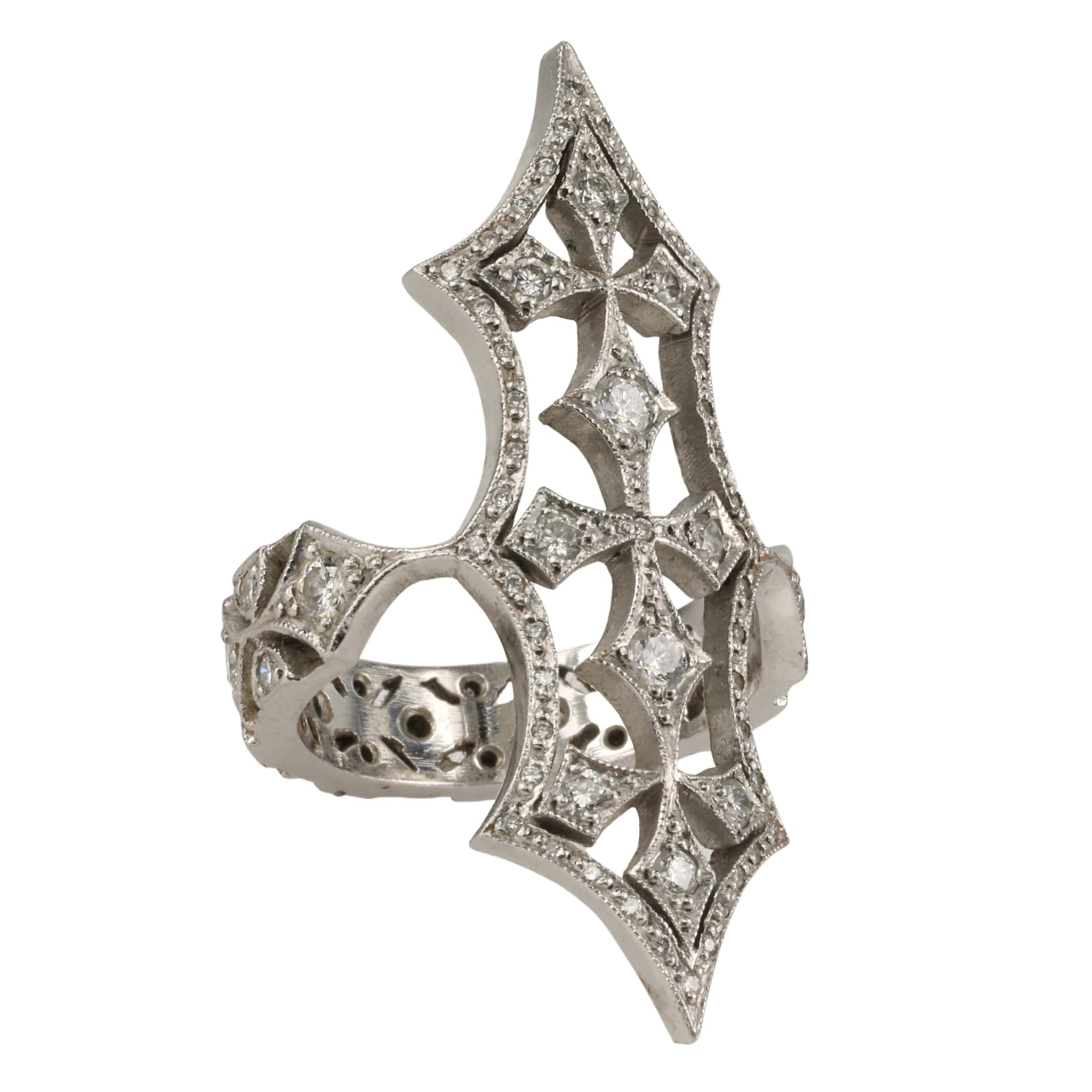 Platinum and Diamond "Charlize" Ring