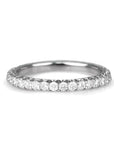 Platinum and Diamond Medium Eternity Band
