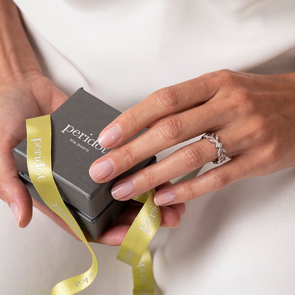 Cathy Waterman Platinum and Diamond "Wheat" Ring