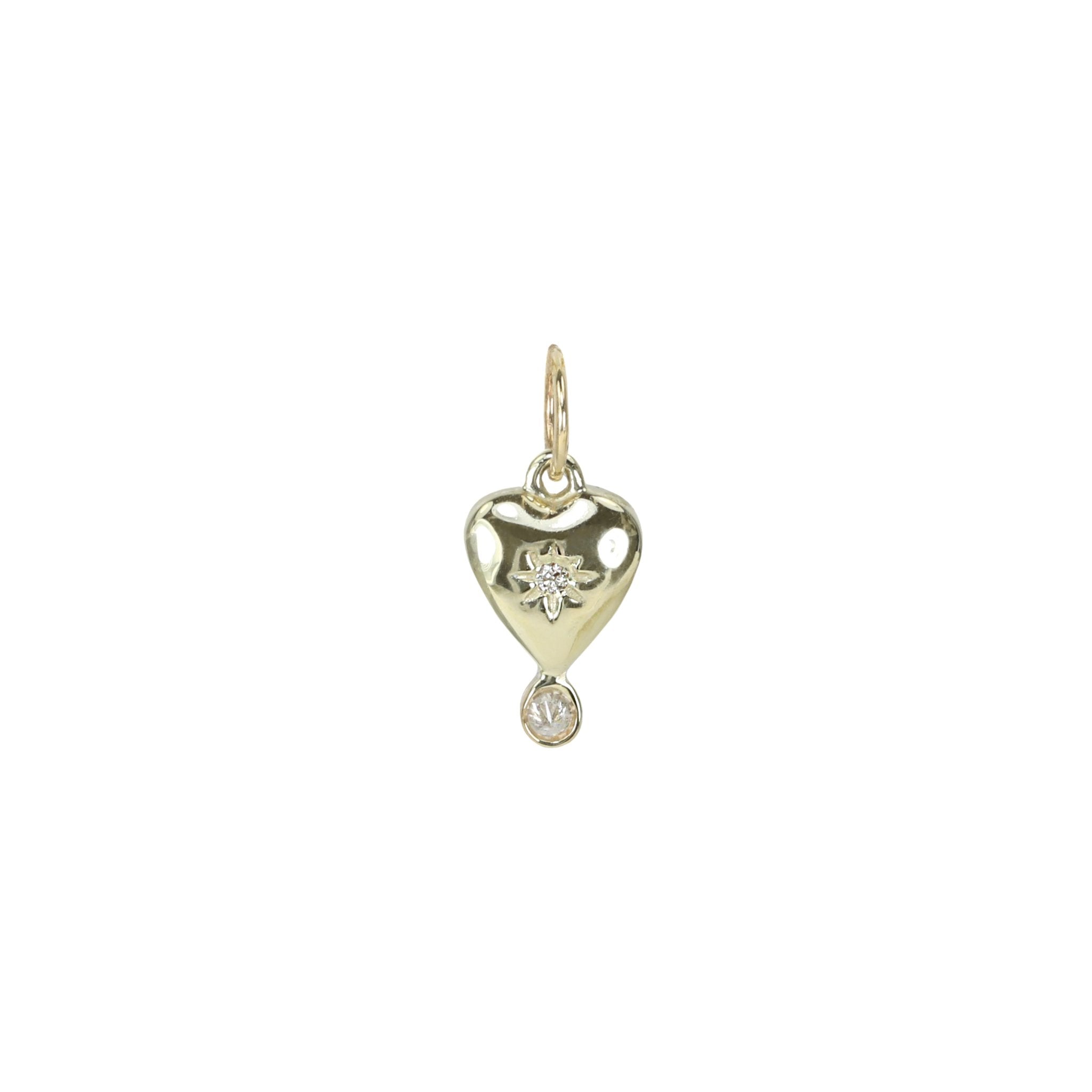Zahava Reversible Green Tourmaline "Byrdie Heart" Pendant