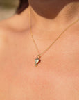 Zahava Reversible Green Tourmaline "Byrdie Heart" Pendant