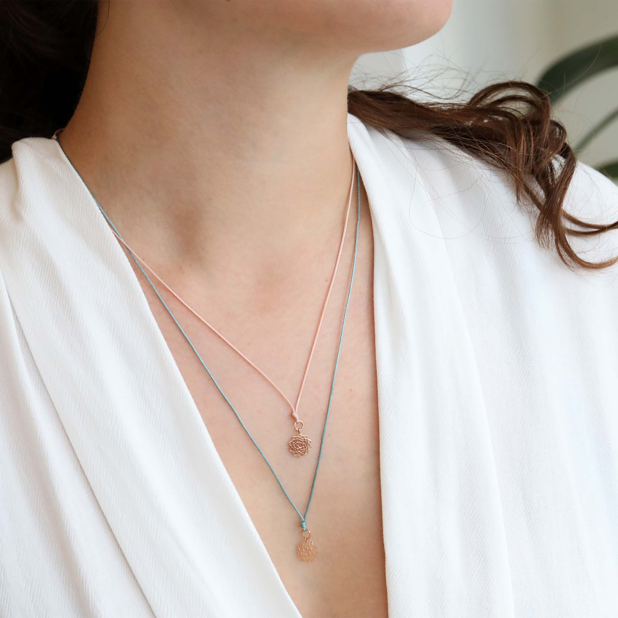 Rose Gold Mini Sahasrara/Unity Chakra Pendant
