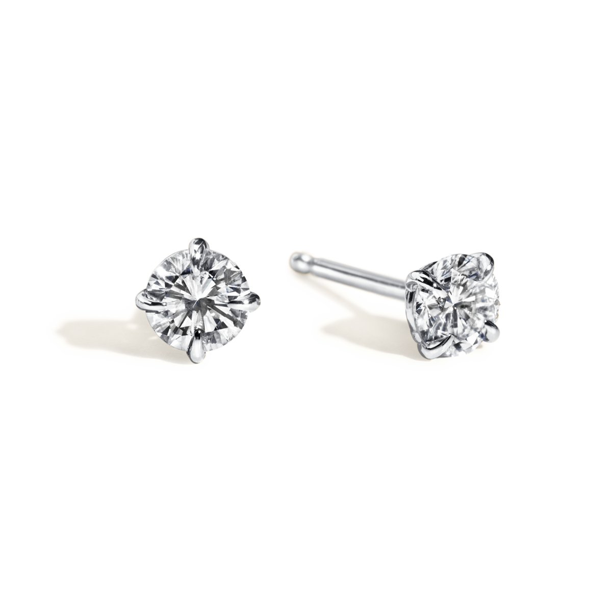 Round 4-Prong Diamond Stud - Peridot Fine Jewelry - ILA