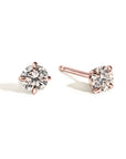 Round 4-Prong Diamond Stud - Peridot Fine Jewelry - ILA
