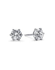 Round 6-Prong Diamond Stud - Peridot Fine Jewelry - ILA