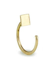 Gold Square Hug Earring