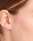 Small Sterling Silver "Hug" Earrings