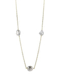 Caroline Ellen South Sea Keshi Pearl Station Necklace