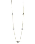 Caroline Ellen South Sea Keshi Pearl Station Necklace