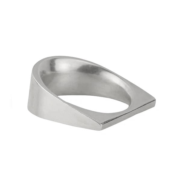 "The Derek" Sterling Silver Hand Carved Ring - Peridot Fine Jewelry - Sarah Macfadden