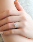 Mark Patterson Thin Platinum and Diamond Eternity Band